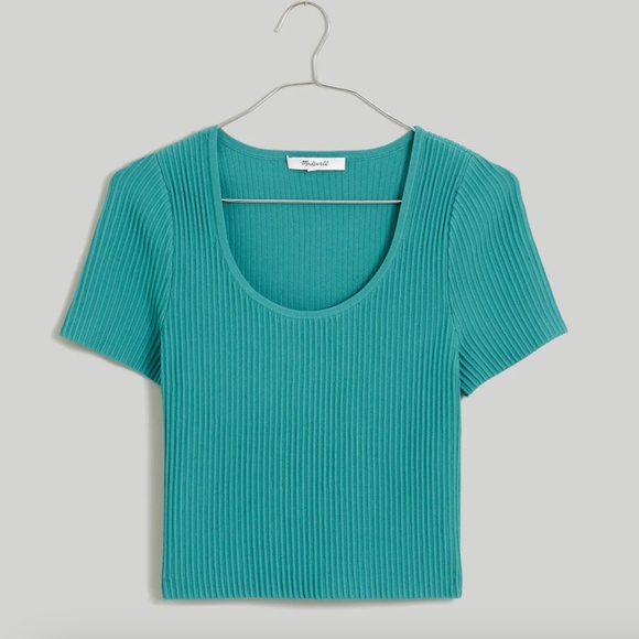 Madewell Ottoman Crop Sweater Tee XXS - Picture 1 of 1